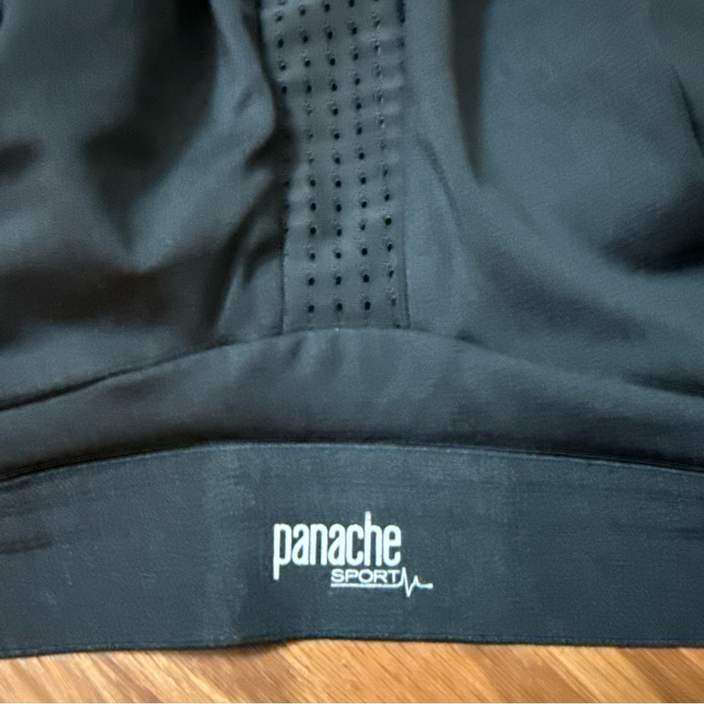 Panache Sports Bras - Black and Blue with Green Accent - Picture 7 of 7